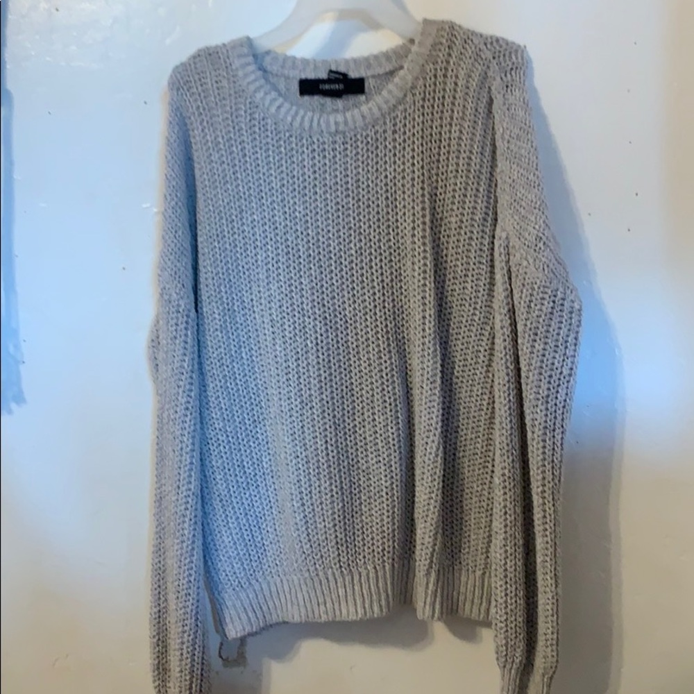 Forever 21 grey baggy sweater